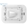 Пневморозетка глянцевая белая NEW AIR Bticino AXOLUTE AIR